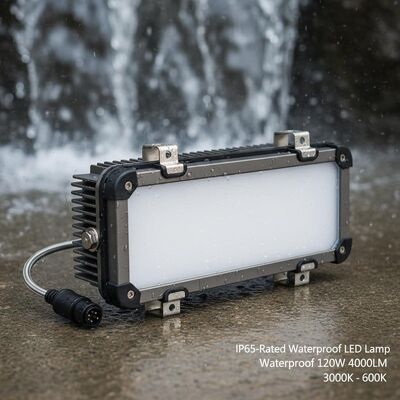 IP65-Rated Waterproof LED Lamp  Waterproof 120W 4000LM High Luminous Power Lamp 3000K - 6000K