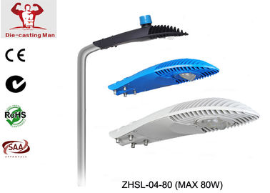 White Blue Gray Black Colors Available Outdoor 60w 70w 80w Led Street Light Fixtures 9600lm IK09 for Highspeed Way