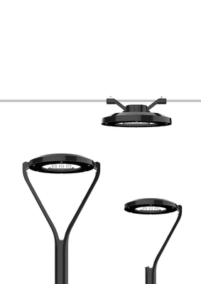 IP65 مقاوم للماء حديقة القطب أدى أضواء 90W في الهواء الطلق حديقة مصباح المناظر الطبيعية أعلى مربع