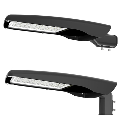 155lm / W IP66 Ik08 50-200W في الهواء الطلق أدى ضوء الشارع الزجاج المقسى للطريق