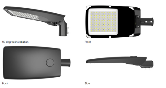 الألومنيوم 3030 SMD في الهواء الطلق LED أضواء الشوارع للماء عالية الطاقة 60W