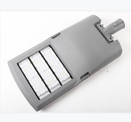 اثنان عدسة وحدة 150W في الهواء الطلق بقيادة أضواء الشوارع للماء IP66 قوس قابل للتعديل