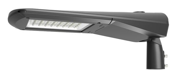 ضوء الشارع المضغوط 120lm / W 3000k Ra80 IK08 الصب الميت الألومنيوم Led Street Light IP66 اللون الأسود للطريق الرئيسي