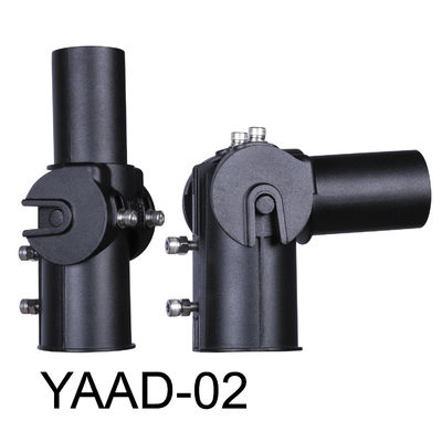 الصب الميت الألومنيوم مصباح الشارع LED الإسكان ل 60mm قطب و 60mm مصباح الجانب مع المسامير الصلب المقاوم للصدأ